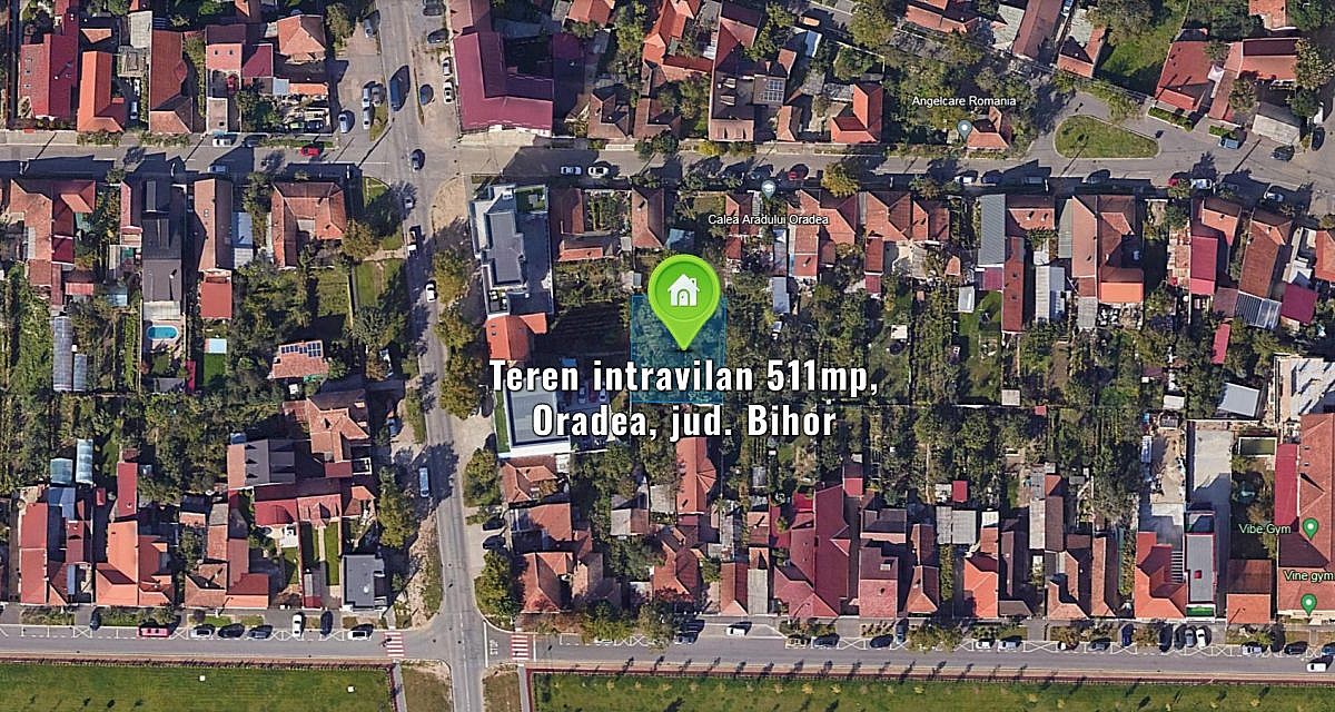 Teren intravilan 511mp, Oradea, jud. Bihor